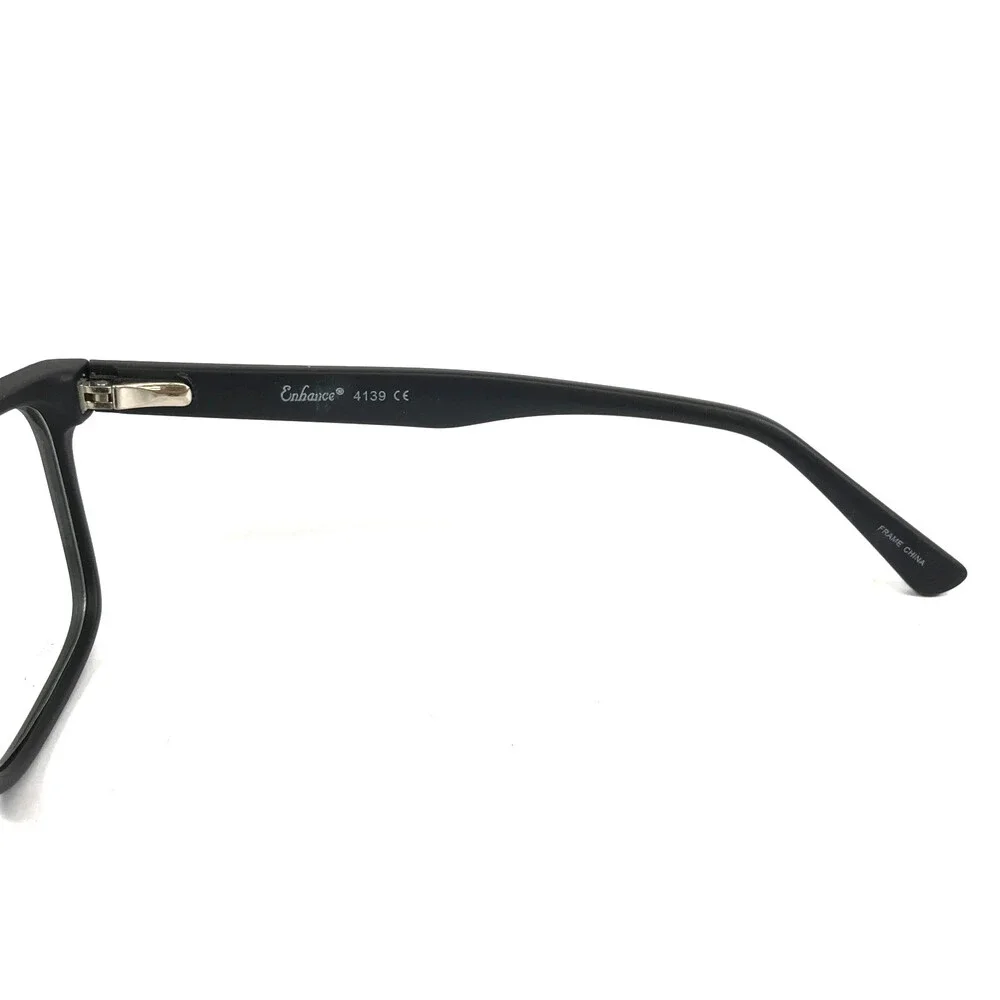 Enhance Eyeglasses Frames 4139 MATT BLACK Matte Black Square Full Rim 54-18-145